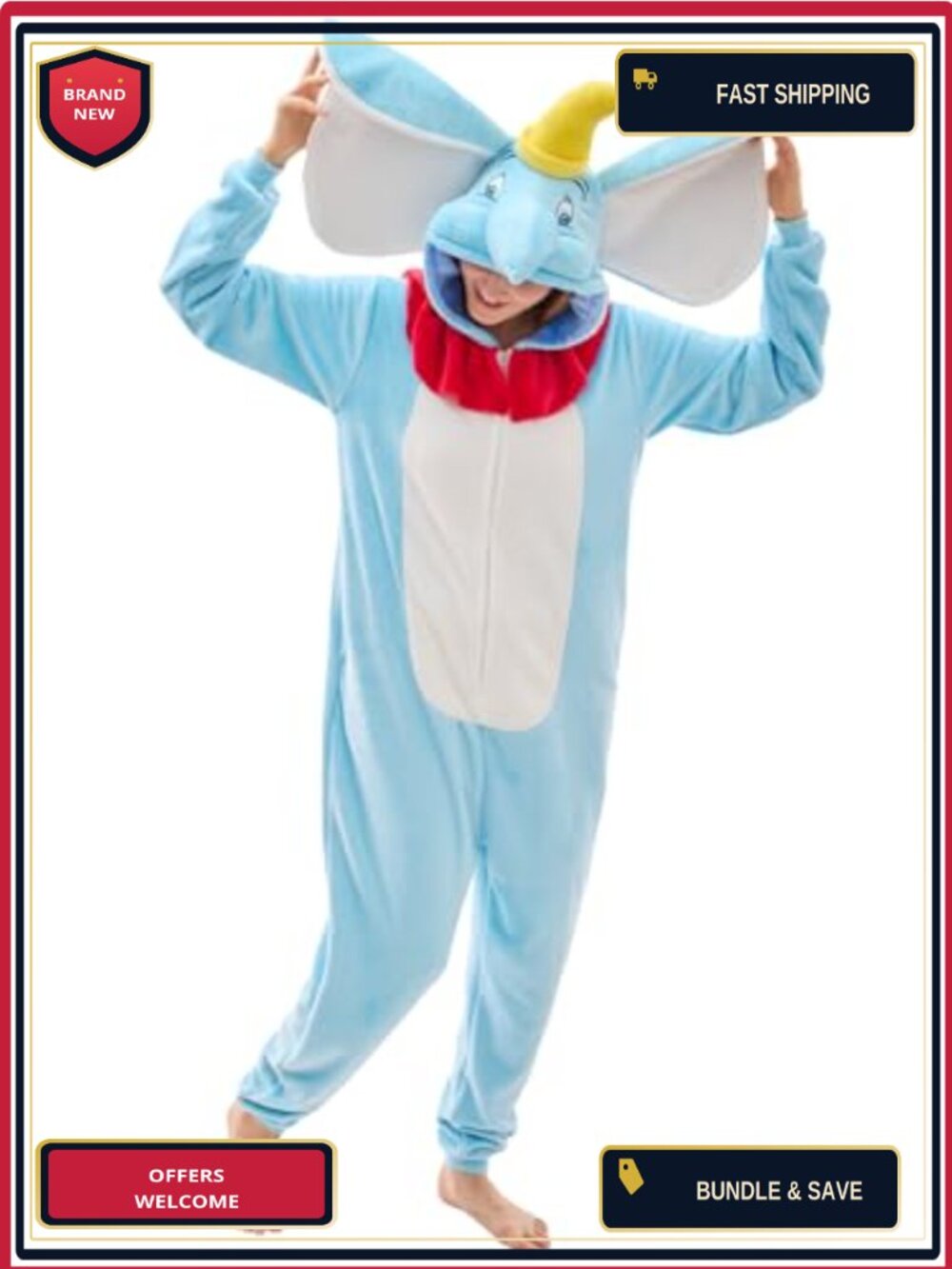 Unisex Adult Onesie Pajama Animal Halloween Costume Flannel Fleece Sleepwear